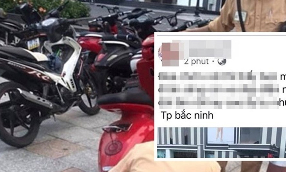 Thieu nu 9X xuc pham Canh sat giao thong tren Facebook