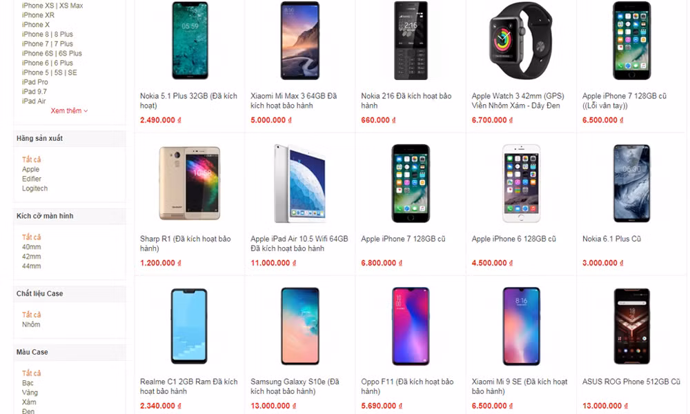 Ngay cả thị trường máy cũ cũng hoạt động vô cùng sôi động, với các mức giá rất hấp dẫn, chờ đợi khách hàng.