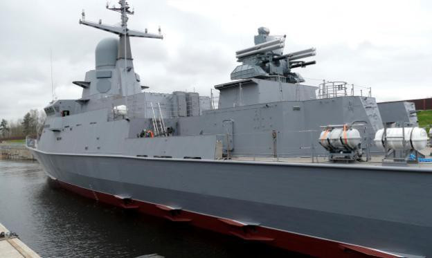 Đây chính là con tàu đầu tiên được trang bị hệ thống tên lửa phòng không Pantsir-M, sau khi biên chế vào hạm đội Nga từ cuối tháng 11, Odintsovo sẽ trở thành một phần của biên đội tác chiến đóng tại căn cứ hải quân Baltiysk.