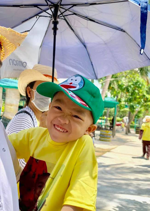 Vẻ lém lỉnh ngoài đời của Pháp Tâm.