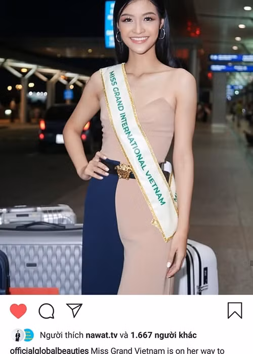 Khi Kiều Loan đáp chuyến bay đến Venezuela, ông Nawat cũng từng bấm nút thích cho bức ảnh của đại diện Việt Nam trong khi "phớt lờ" nhiều thí sinh khác.