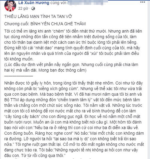 NS Xuan Huong he lo goc khuat con trai duy nhat bo theo Thanh Bach-Hinh-4