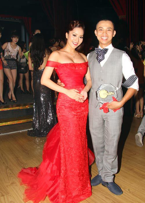 Ở độ tuổi đôi mươi, cùng tham gia dancesport, Khánh Thi và Chí Anh có một tình đẹp kéo dài 11 năm. Ảnh: Vietnamnet