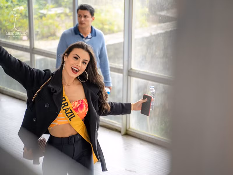 Mới đây, đại diện Brazil lọt top 10 phần thi bikini tại Miss Grand International.