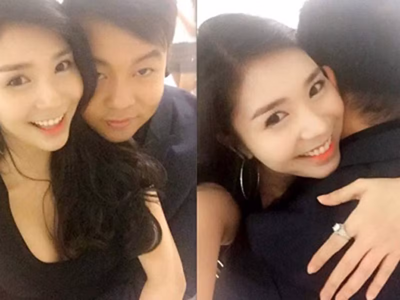 Cuộc tình của Quang Lê với hot girl Thanh Bi cũng khá ồn ào.