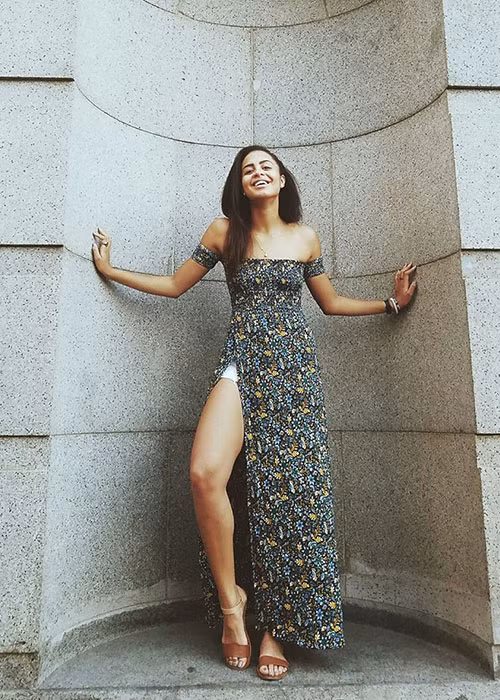 Hình ảnh rạng rỡ của Nellys ngoài đời.