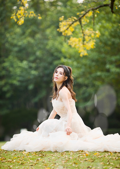 “Tieu Long Nu” dep nhat moi thoi dai khoe anh mac vay cuoi