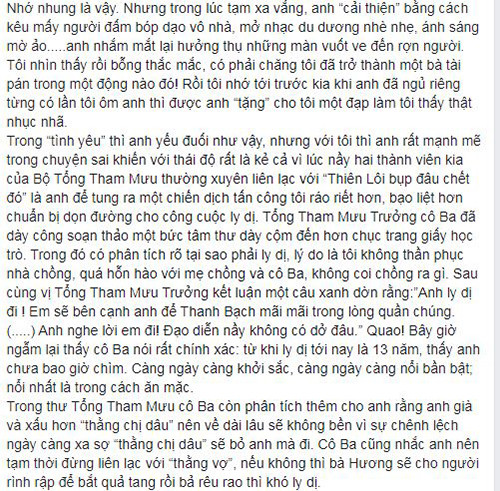 NS Xuan Huong ke MC Thanh Bach khoc loc nho nguoi tinh-Hinh-4