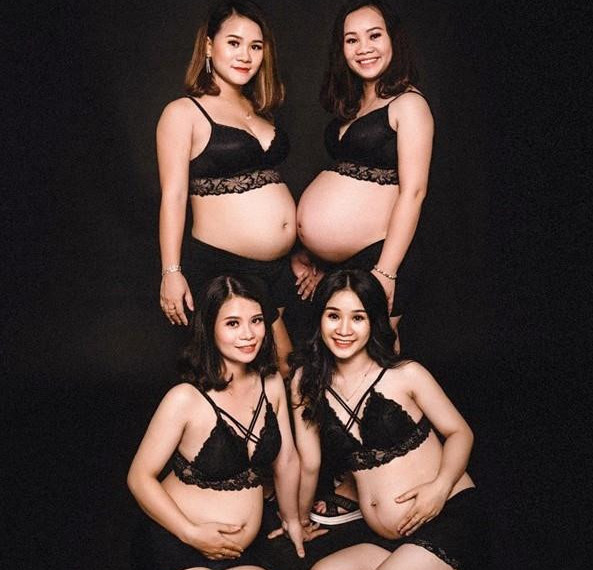 Theo lời 9X, gia đình cô sẽ đón 5 bé "heo vàng" trong năm nay: "Chị em mình không rủ nhau có bầu nên đây là niềm bất ngờ rất lớn với gia đình", cô nói. Bố mẹ của Võ Lượng đang ở độ tuổi 60, hiện có 15 người cháu. Tuy đông con cháu là vậy, hai ông bà vẫn nhớ ngày sinh của từng người.