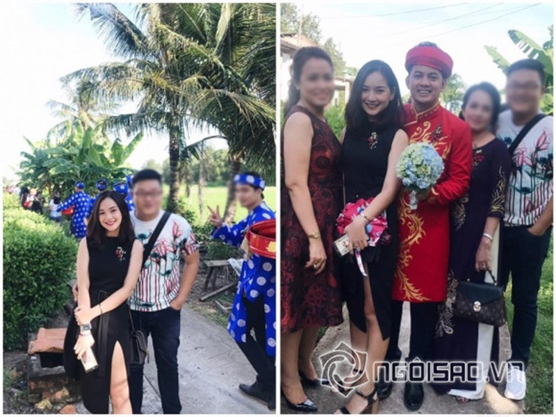 Năm 2017, Kiều Oanh dự đám cưới của em trai Duy Nhân.