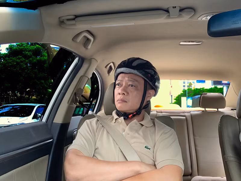 BTV Quang Minh mong khán giả đi bão an toàn.