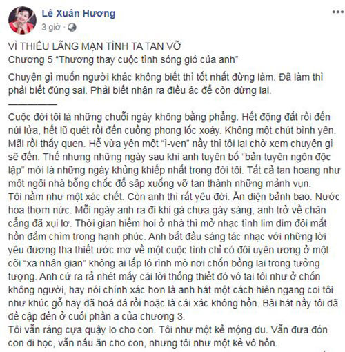 Xuan Huong ke tiep chuyen mo am cua MC Thanh Bach va chang cat toc-Hinh-2