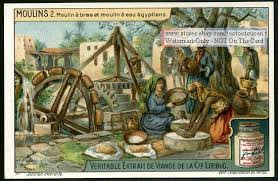 Máy giặt của người La Mã được thiết kế gồm một bánh xe nước nâng chiếc búa lớn để nện lên quần áo. Nhờ vậy mà việc giặt giũ của con người thời ấy được cải thiện rõ rệt.