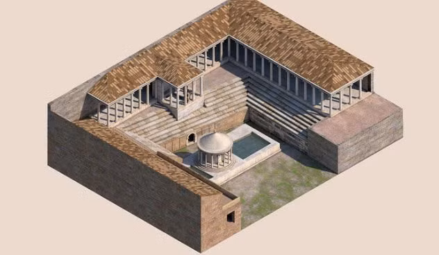 Địa ngục và trần gian trong thần thoại La Mã được miêu tả là được kết nối với nhau bởi một cái hang. Do vậy, chiếc hang này được xem là cổng địa ngục.