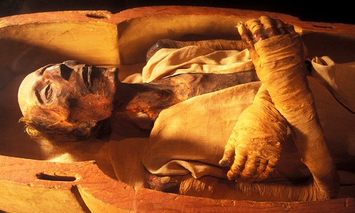 Các pharaoh Ai Cập được ướp xác sau khi qua đời để họ tiếp tục cuộc sống ở thế giới bên kia. Trong số này, pharaoh Ramses II là xác ướp đầu tiên trong lịch sử có hộ chiếu. Nghề nghiệp của ông được ghi trong hộ chiếu là Vua.