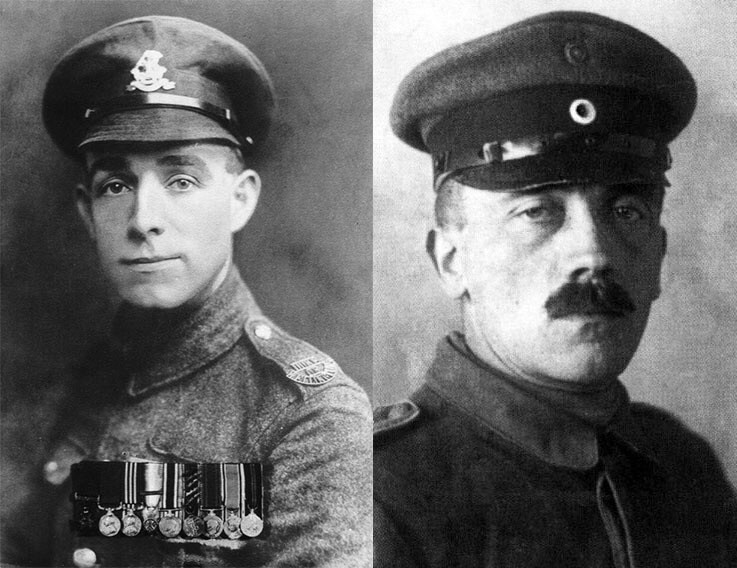 Khi nhìn thấy người lính Đức, binh nhì Tandey giương súng ngắm và chuẩn bị bóp cò.