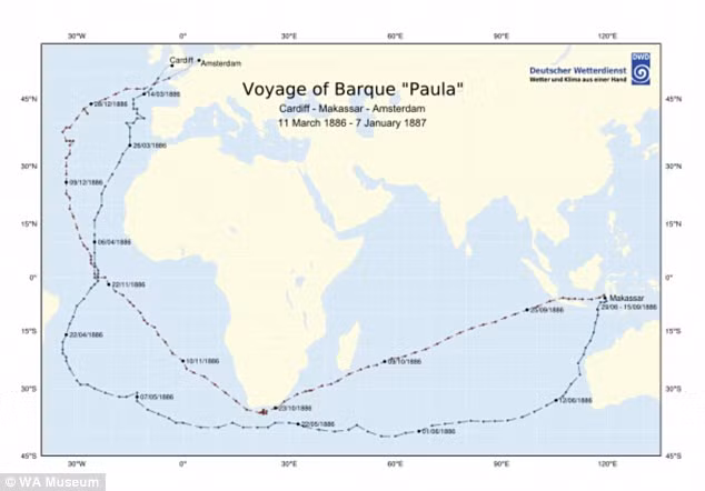 Vào thời điểm ấy, các tàu thuyền của Đức đang tiến hành thử nghiệm kéo dài 69 năm từ 1864 - 1933.
