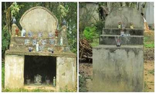 Hai trong số những ngôi đền trên núi.