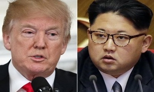 Tổng thống Mỹ Donald Trump nói ông sẵn sàng gặp lãnh đạo Triều Tiên Kim Jong-un. Ảnh: AP.