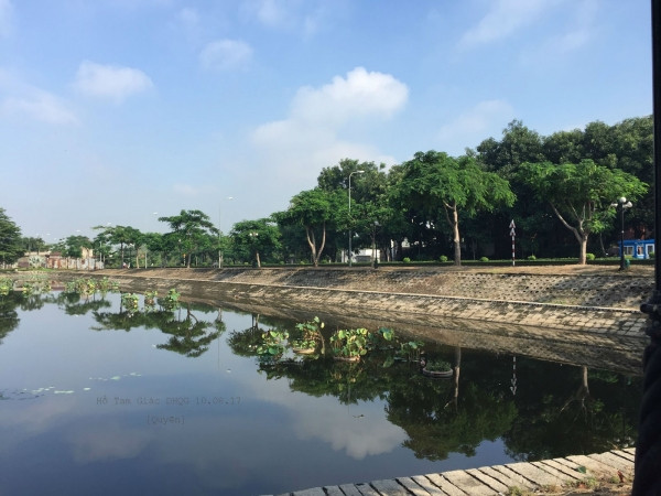 Nếu đến với làng Đại học, nhất định bạn phải ghé Hồ Tam Giác