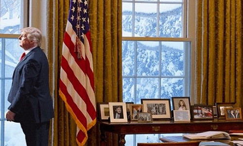 Tổng thống Mỹ Donald Trump đang cảm thấy ngày càng cô độc trong Nhà Trắng. Ảnh: Reuters