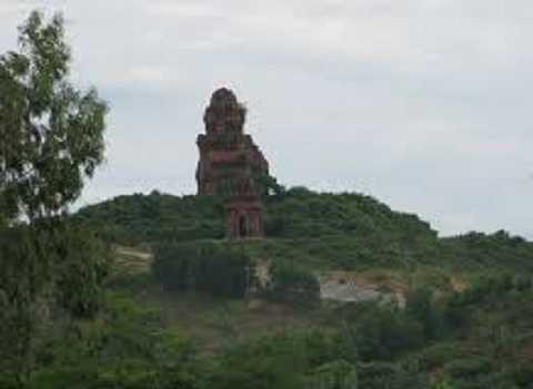 Một kiến trúc của người Chăm trên mảnh đất An Nhơn.