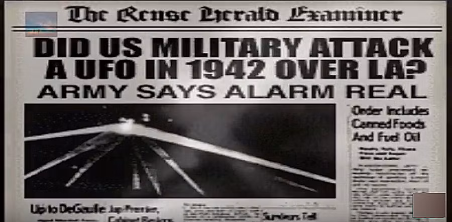 Một giả thuyết khác lại cho rằng vật thể bay không xác định (UFO) xuất hiện trên bầu trời Los Angeles ngày hôm đó.