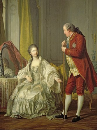 Khi rơi vào lưới tình, bằng quyền lực của mình, vua Louis XV ép chồng của Jeanne Antoinette phải ly hôn với vợ để người đẹp này có thể ở bên hầu hạ ông.