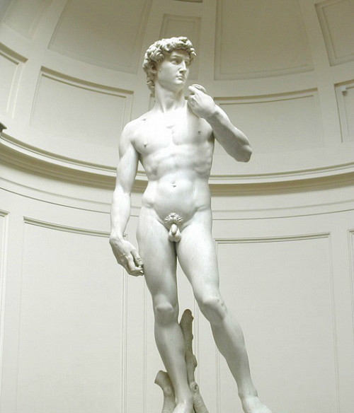 Tượng David ở bảo tàng Galleria dell'Accademia, thành phố Florence, Italy là một trong những bức tượng khỏa thân nổi tiếng thế giới và trở thành nguồn cảm hứng nghệ thuật cho nhiều thế hệ.