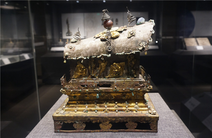 Quan tài bằng bạc có niên đại vào thời nhà Đường.