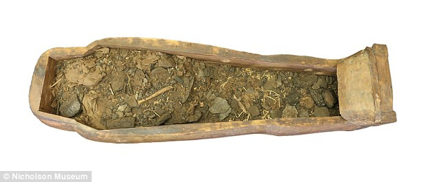 Quan tài này dành cho một phụ nữ tên Mer-Neith-it-es. Người này có thể là nữ tu hoặc người thờ cúng.