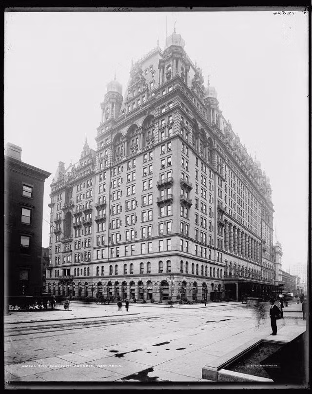 Một số tòa nhà cao tầng đã được xây dựng nhiều ở thành phố New York. Ảnh chụp năm 1900.