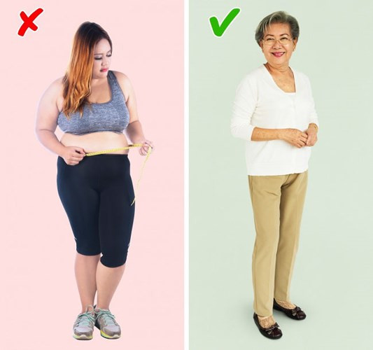 Nhật Bản: Năm 2008, quốc gia này quyết định thi hành quy định về số đo vòng eo đối với người ở độ tuổi 40-70, không được quá 83 cm với nam giới và 90 cm với nữ. Đây là cách để người Nhật chống lại béo phì và bệnh tật. Từ năm 2015, những ai không thực hiện được quy định này sẽ bị phạt tiền.