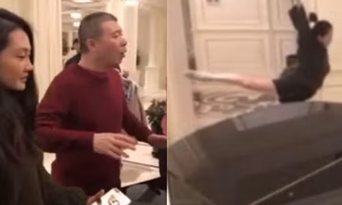 Nữ nghệ sĩ trẻ bị ép phải múa mua vui khi dự tiệc với Phùng Tiểu Cương và Cát Ưu.