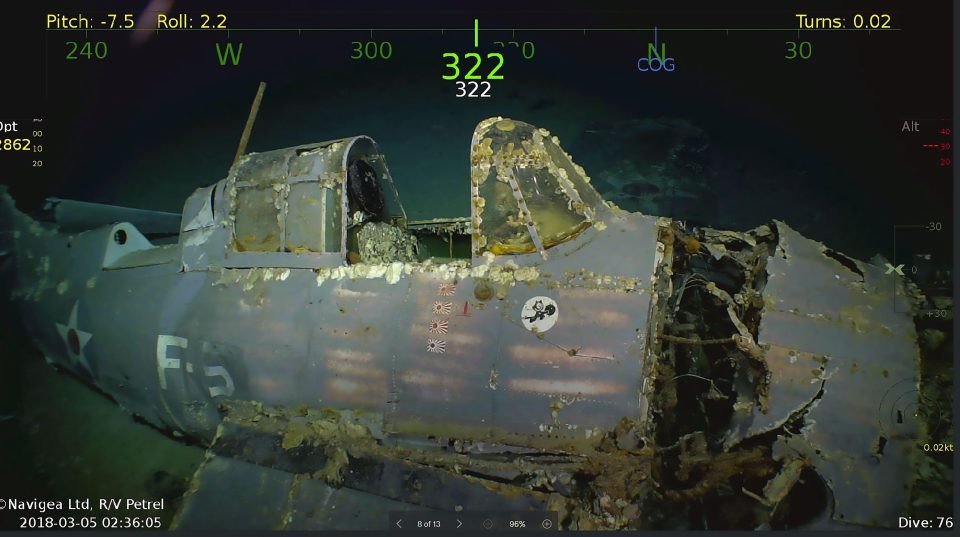 Nhóm tìm kiếm do tỉ phú Paul Allen - nhà đồng sáng lập tập đoàn Microsoft dẫn đầu đã tìm thấy tàu sân bay Mỹ USS Lexington chìm trong Thế chiến 2.