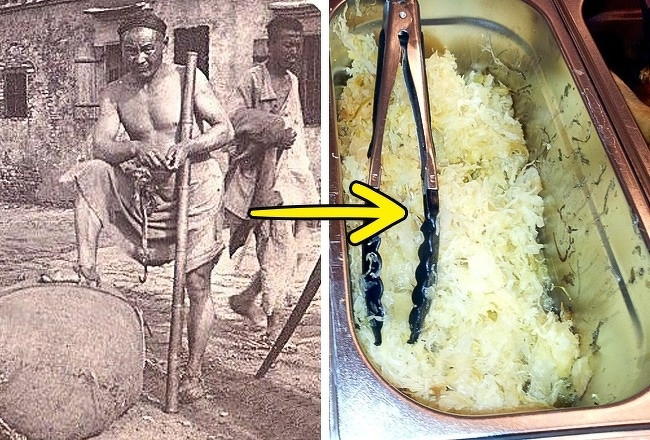  4. Bắp cải chua tăng sức chịu đựng. Điều này bắt nguồn từ Trung Quốc khi Hoàng đế tầng Thủy Hoàng ra lệnh ngâm bắp cải trong rượu làm thức ăn cho những công nhân xây dựng Vạn Lý Trường Thành. Họ tin rằng món này giúp tăng sức chịu đựng.