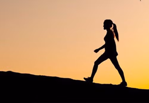 Rèn luyện thói quen đi bộ. Nếu có thời gian rảnh, bạn nên lên kế hoạch đi bộ nhằm rèn luyện sức khỏe. Hoặc bạn có thể dậy sớm hơn vào buổi sáng, dành thời gian xem phim tối để vận động. Đây được xem là bài tập giúp đốt cháy lượng lớn calo, tác động đến các cơ toàn thân mà không tốn kém.