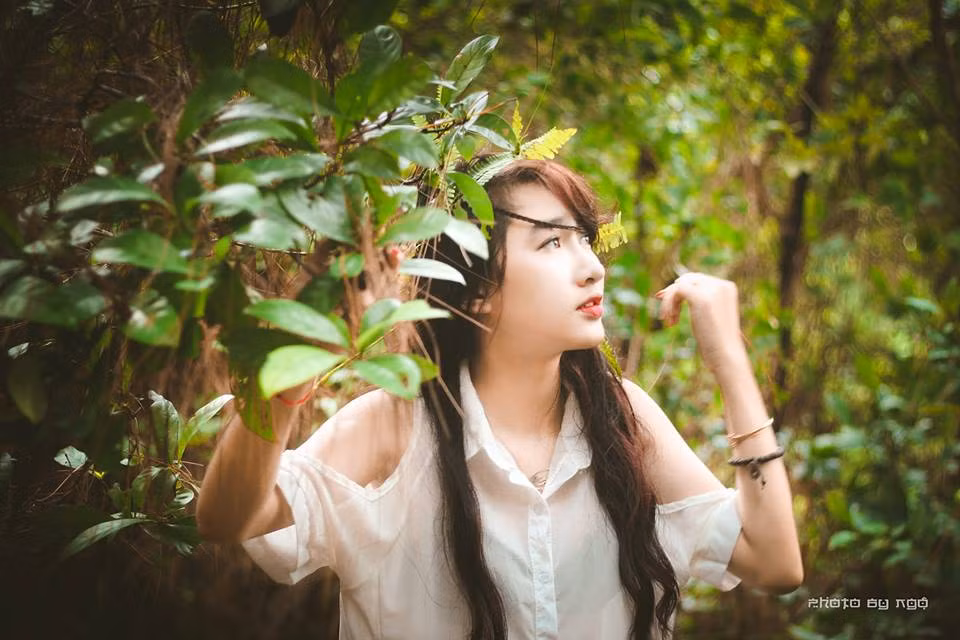 Cùng ngắm vẻ đẹp tinh khôi, ngọt ngào của Đài Trang, Hoa khôi Đại học Vinh. Ảnh trong bài: Facebook nhân vật.