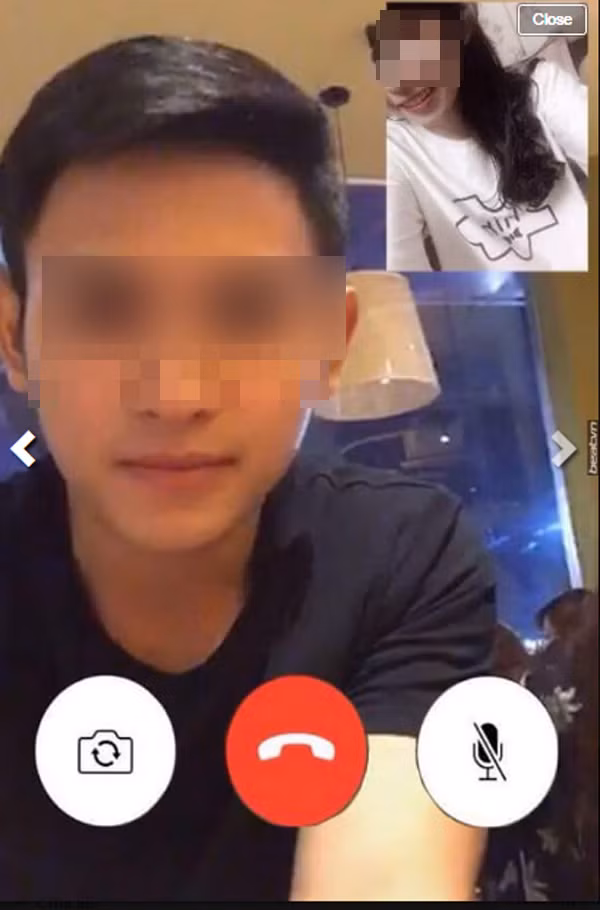 Trong câu chuyện của mình, T.H khá thoải mái chia sẻ các bức ảnh lấy ra từ cuộc gọi video giữa cô và bạn trai đang du học xứ người. Có thể mục đích ban đầu của người trong cuộc chỉ muốn khoe ảnh cho vui nhưng không ngờ hành động không trung thực của T.H đã bị nhiều người phát hiện. Các bức ảnh ghép của cô gái trẻ không đồng nhất khiến dân mạng nhận ra sự khác biệt trong từng khuôn mặt. 