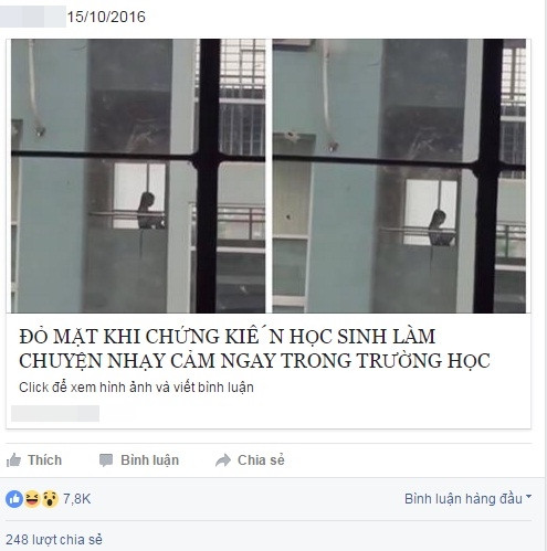 Học sinh làm chuyện nhạy cảm ngay trong trường học? Hoc sinh lam chuyen nhay cam ngay trong truong hoc?