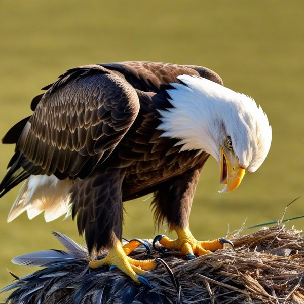 Năm 40 tuổi, mỏ đại bàng bắt đầu yếu đi, lông dày và nặng, rất khó để có thể bay nhanh và bay cao nên chúng phải trải qua một cuộc lột xác đau đớn kéo dài 150 ngày.