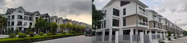 Tại Khu đô thị Dương Nội, hàng trăm căn biệt thự, liền kề đã được xây dựng và bàn giao cho khách hàng từ khoảng năm 2018 - 2019. Tuy nhiên, đến nay, số lượng căn hộ chưa đưa vào sử dụng rất lớn. Nhiều căn liền kề, biệt thự đang rơi tình trạng bỏ không, cỏ mọc. 