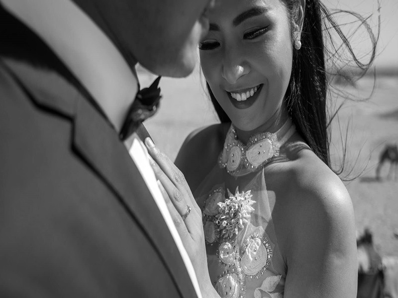 Bộ ảnh cưới của Ngọc Hân được thực hiện cách đây 5 năm nhưng giờ đây người đẹp mới chia sẻ.