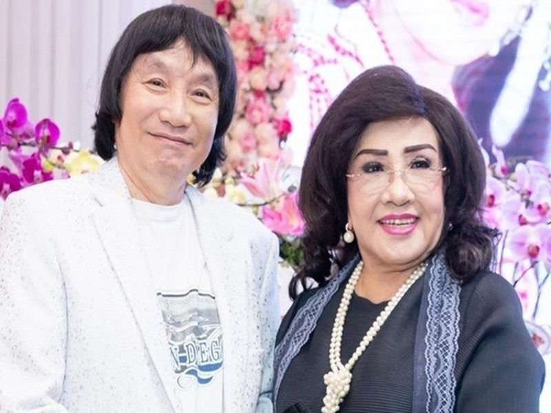 Bạn diễn ăn ý nhất của NSND Lệ Thủy là NSND Minh Vương. Cả hai gắn bó khoảng 50 năm trên sân khấu. Ảnh: Lao động