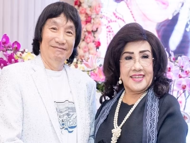 Bạn diễn ăn ý nhất của NSND Lệ Thủy là NSND Minh Vương. Cả hai gắn bó khoảng 50 năm trên sân khấu. Ảnh: Lao động