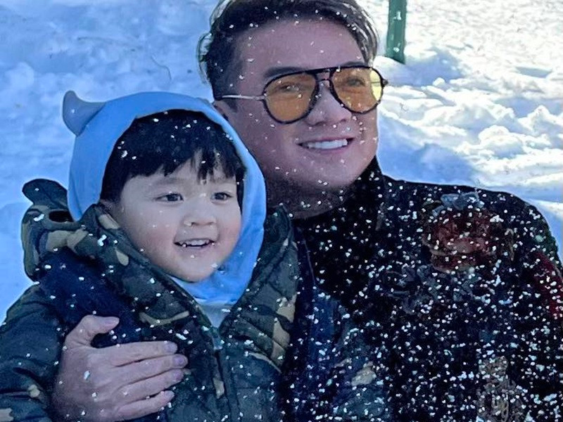 Càng lớn, nhóc tì nhà Mr Đàm càng kháu khỉnh.