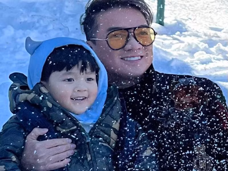 Càng lớn, nhóc tì nhà Mr Đàm càng kháu khỉnh.