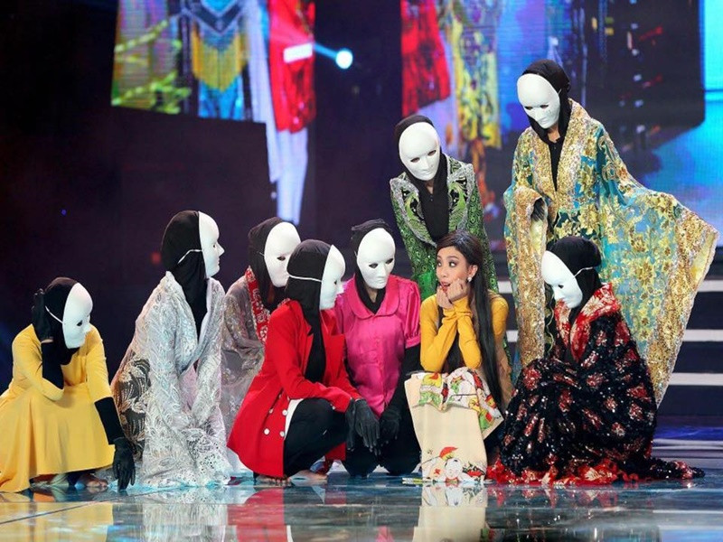 Thu Trang còn được mời tham gia nhiều gameshow hài.