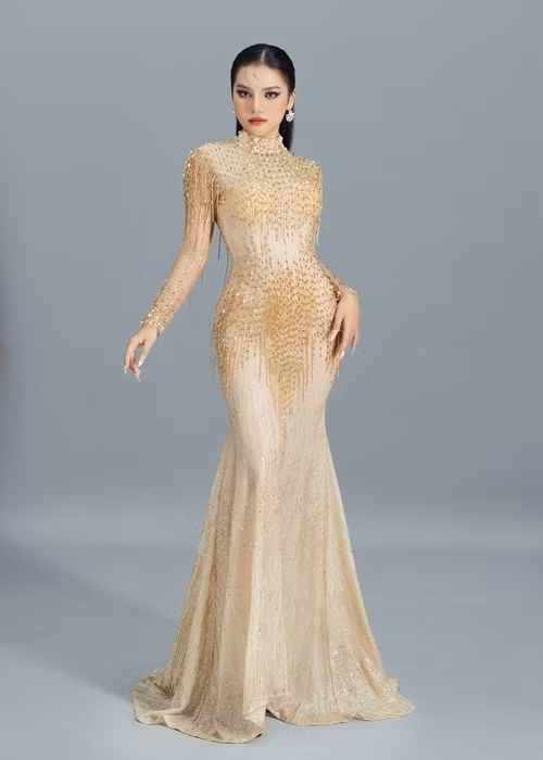 Hương Ly giành ngôi vị Á hậu 1 cuộc thi Hoa hậu Hoàn cầu Việt Nam 2022. Ảnh: BTC