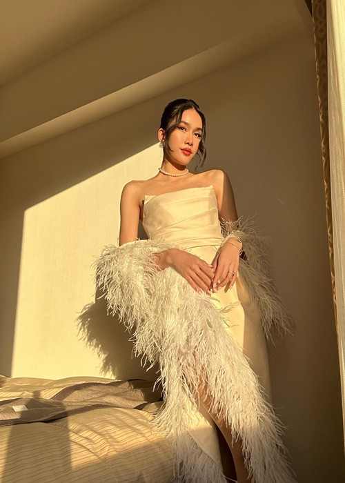 Ít giờ trước chung kết, Phương Anh trải lòng về hành trình của cô tại Hoa hậu Quốc tế. Ảnh: FBNV